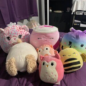 Lot of 7 - Squishmallows - # 6 - 22